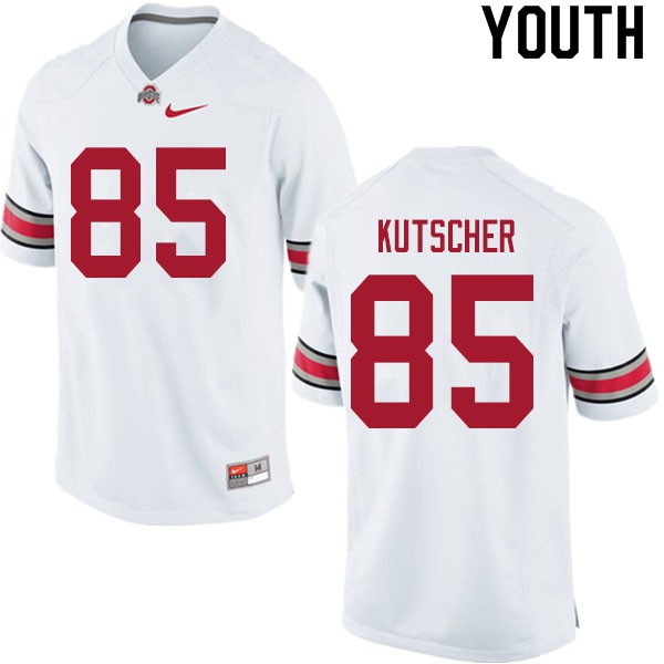 Ohio State Buckeyes #85 Austin Kutscher Youth Alumni Jersey White